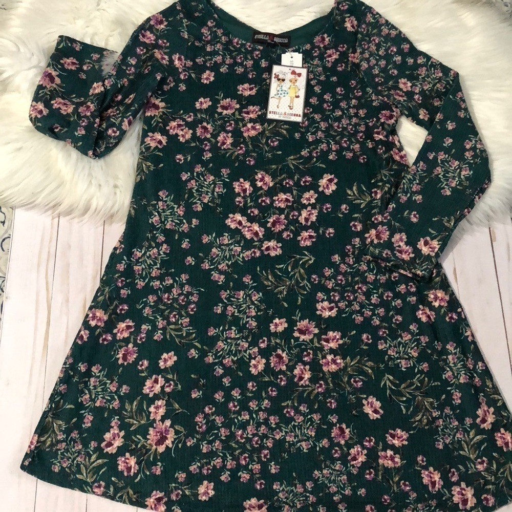 Stella & Sienna Gretya Chenille Shift Dress Size L NWT